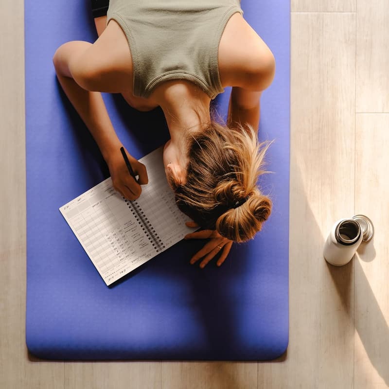 Fitness Journal with Workout Planner & Progress Tracker for Men and Women