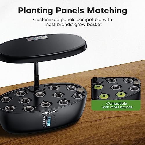 Indoor Hydroponic Growing System with LED Light - 12 Pod Kit