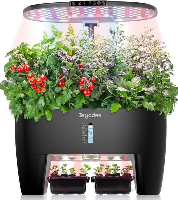 Smart Herb Garden with 16-Pod Hydroponic Growing Kit