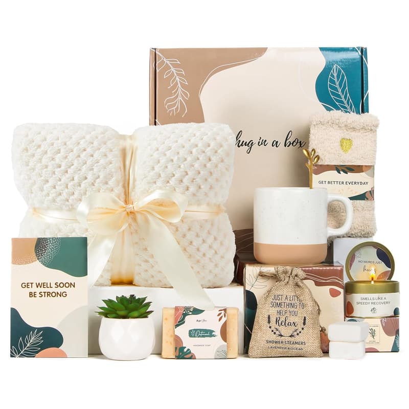 Get Well Soon Gift Basket for Women – Comfort and Pamper Box