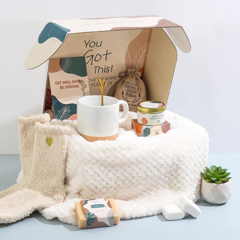 Get Well Soon Gift Basket for Women – Comfort and Pamper Box