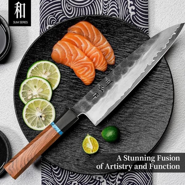 Father's Day VG10 Japanese Chef Knife in Luxury Wood Box