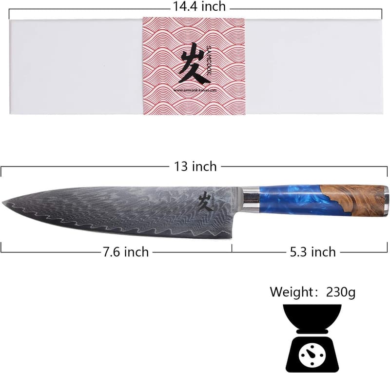Damascus Gyuto Knife - 8