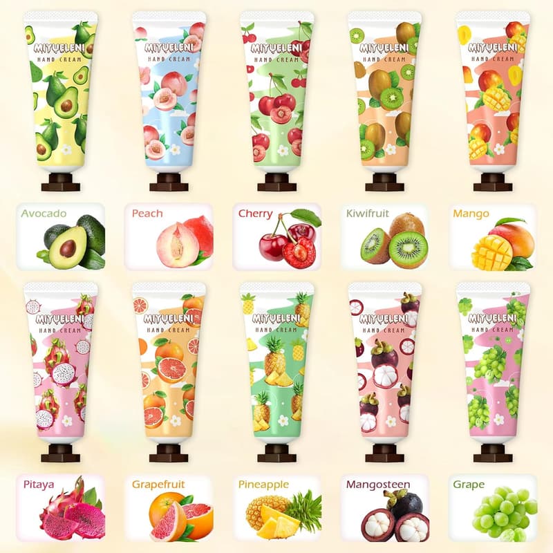 Christmas Hand Cream Gift Set - 50 Mini Lotions for Women
