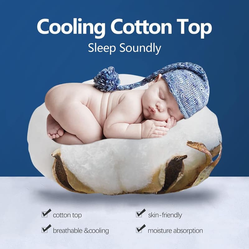 Cooling Extra Thick Pillowtop Mattress Protector for Queen Size