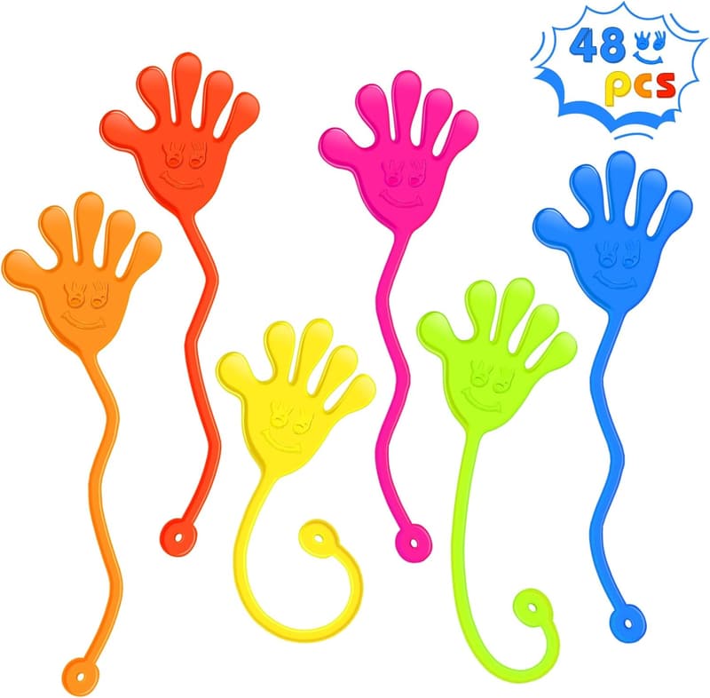 Sticky Hands Party Favors - 48 PCS Stretchy Toys for Kids