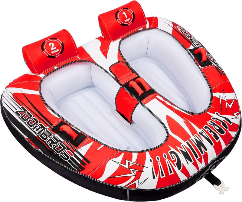 Towable Water Tubes for 2-Person Boating Fun