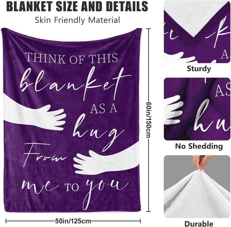 Get Well Soon Inspirational Healing Blanket for Women - 50