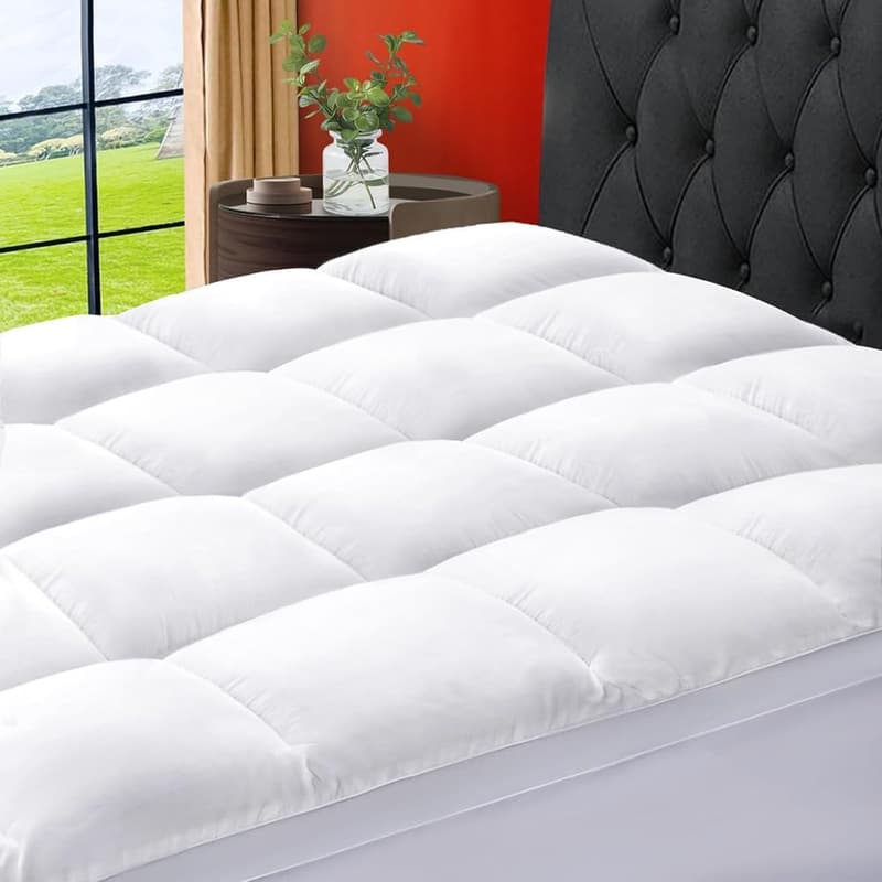 Queen Mattress Topper - Extra Thick, Soft Down Alternative