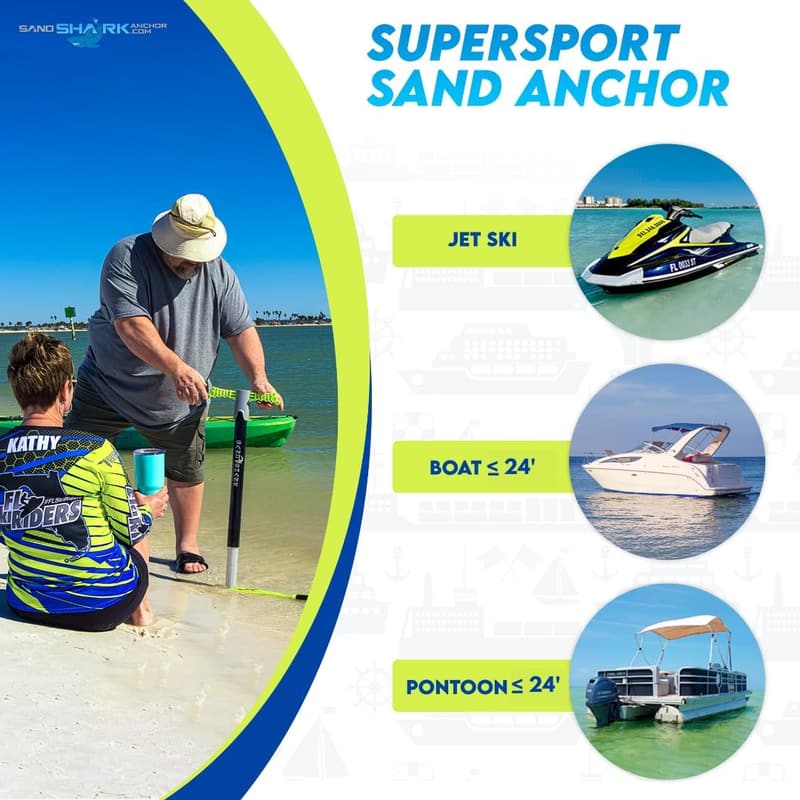 Shallow Water Anchor for Jet Ski & PWC - Adjustable 29