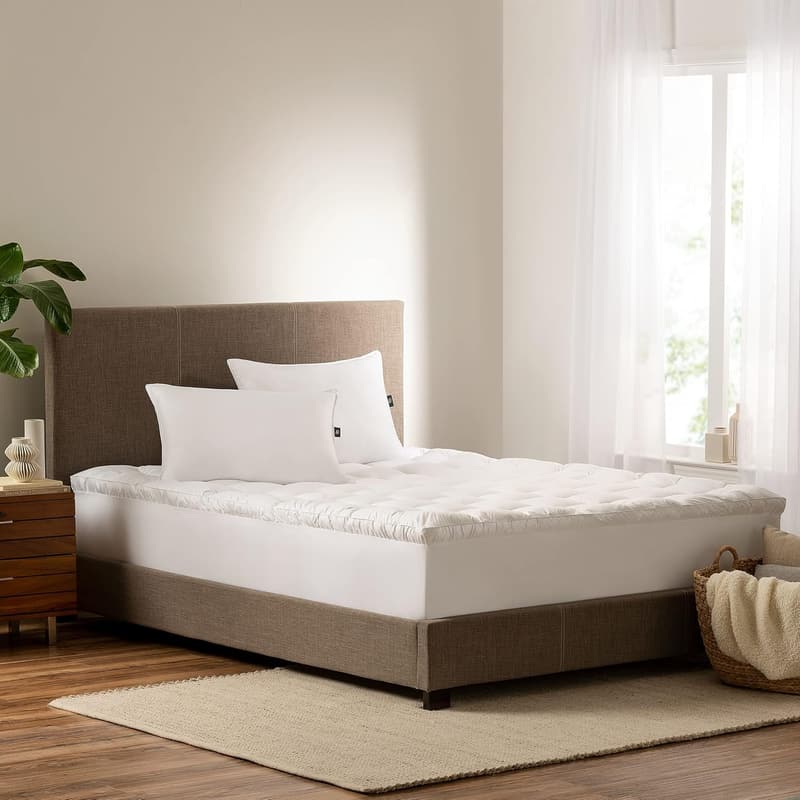 Queen Size Hypoallergenic 2-Inch Down Mattress Topper