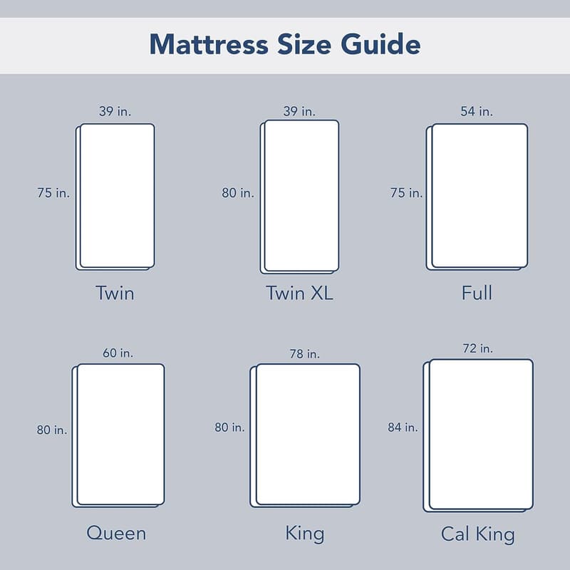 Queen Size Hypoallergenic 2-Inch Down Mattress Topper
