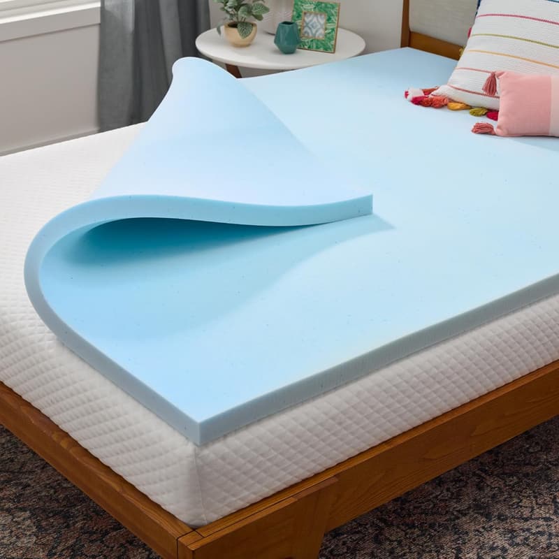 2-Inch Gel Infused Memory Foam Mattress Topper - Queen Size