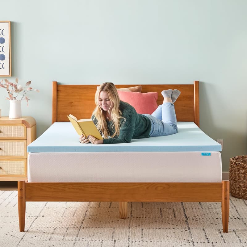 2-Inch Gel Infused Memory Foam Mattress Topper - Queen Size