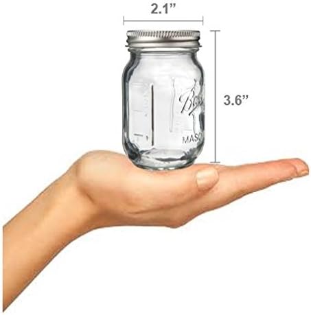 Mini Storage Jar Set - 24 Jars, 4 Oz Each
