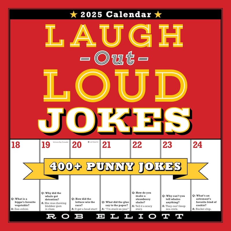 2025 Wall Calendar: 400+ Punny Jokes