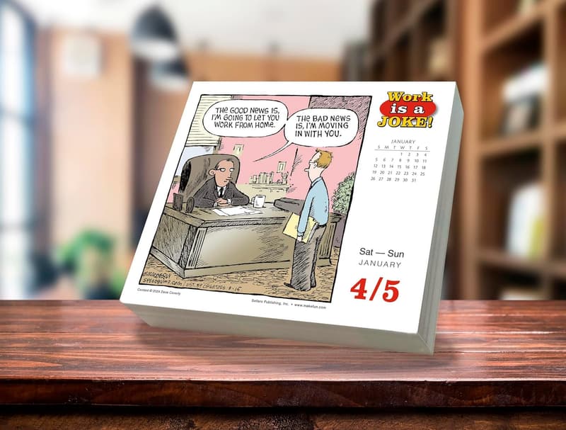 Daily Desk Calendar 2025: Workplace Humor by Dave Coverly