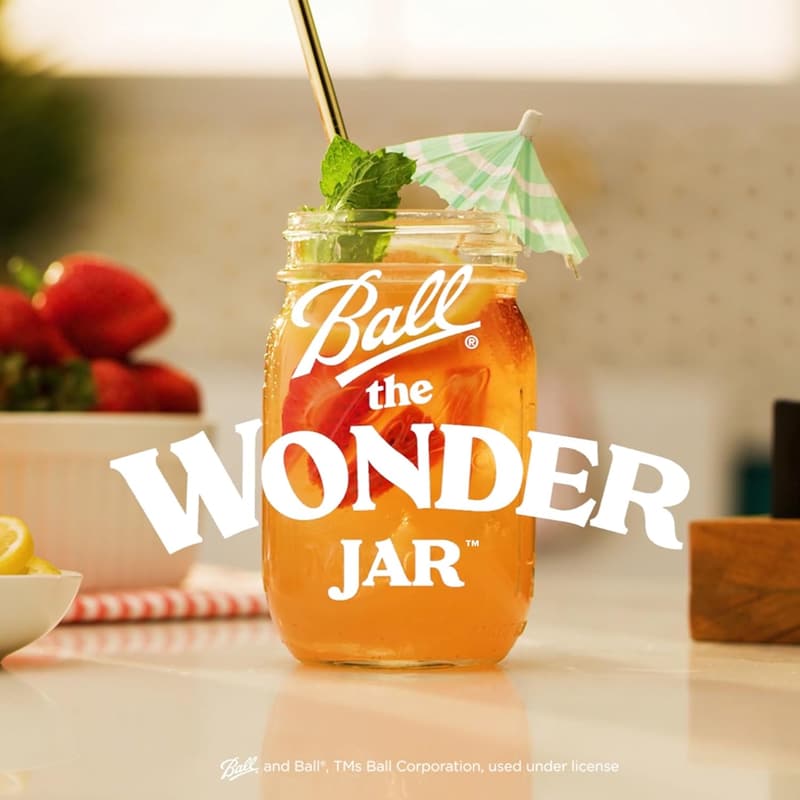 Clear Glass Jars with Lids - 16 oz. Pint Size (Pack of 8)