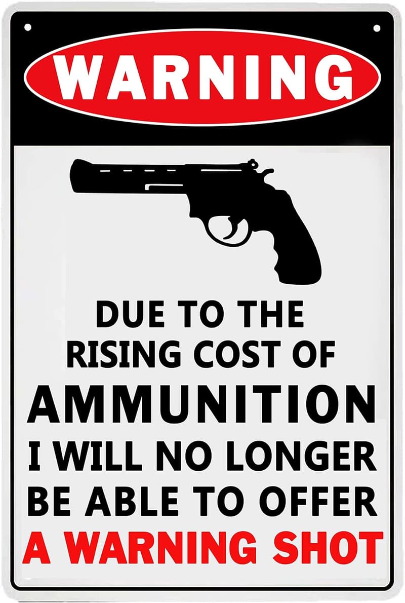 Vintage No Trespassing Garage Sign - Metal Wall Decor 12x8