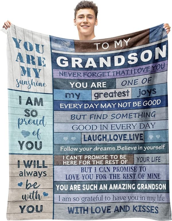Grandson Gift Blanket - 60