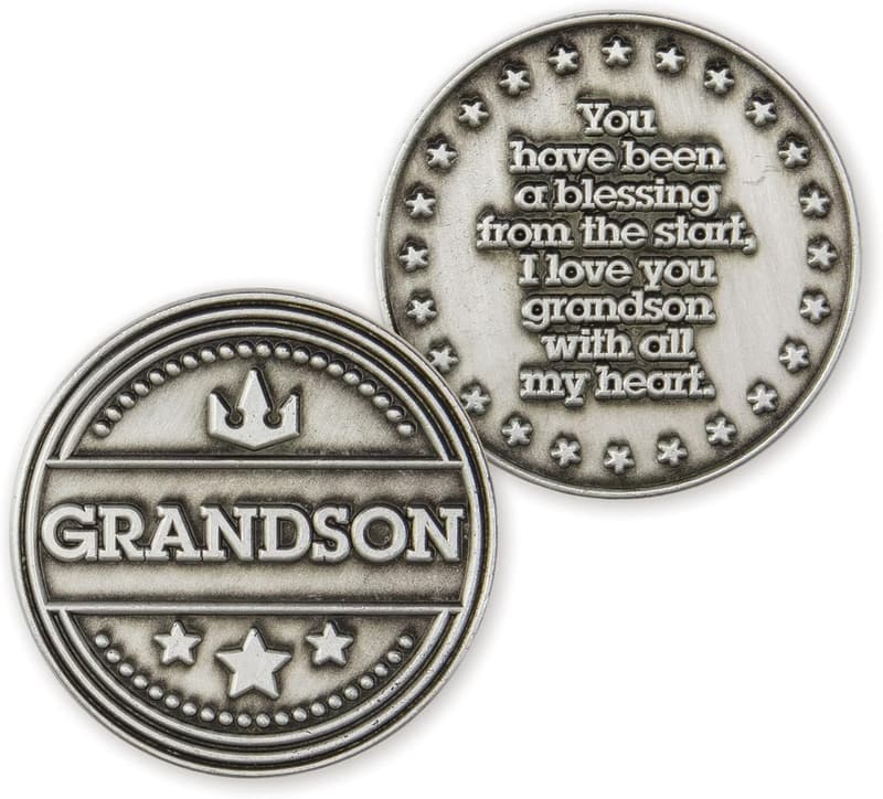 Grandson Birthday Keepsake Coin - Gift of Appreciation