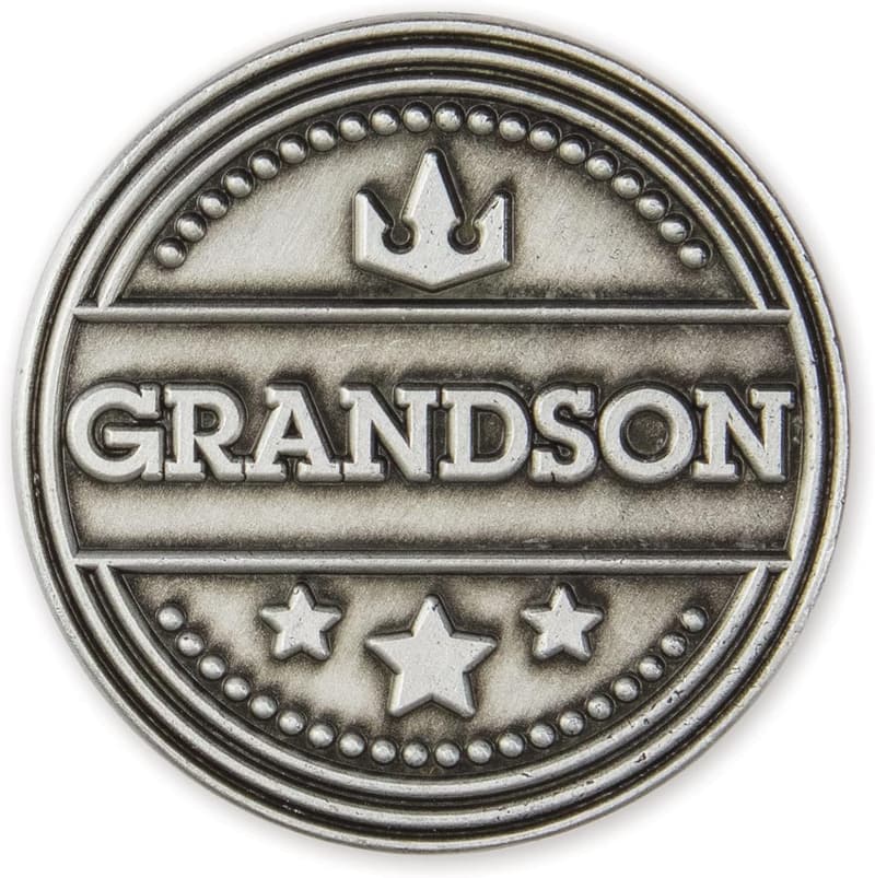 Grandson Birthday Keepsake Coin - Gift of Appreciation