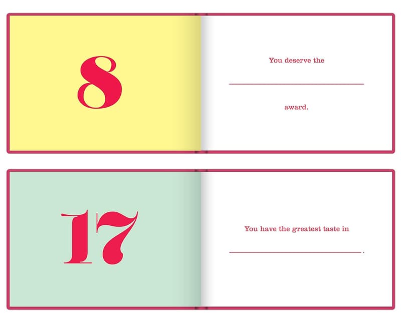 Fill-in-the-Blank Love Journal Gift for Couples