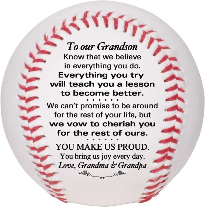 Grandson Baseball Keepsake from Grandma & Grandpa