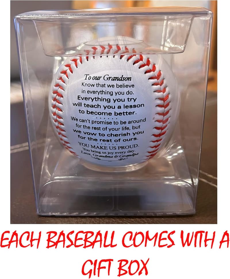 Grandson Baseball Keepsake from Grandma & Grandpa