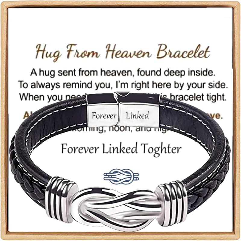 Until We Meet Again Morse Code Bracelet for Men & Women
