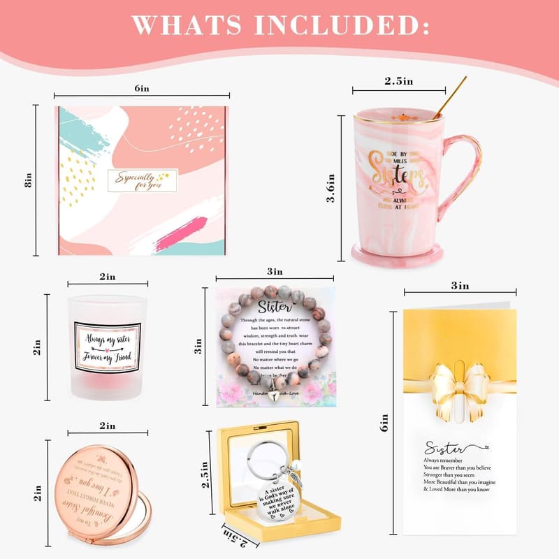 Birthday Gifts for Sister - Unique Gifts from Sibling