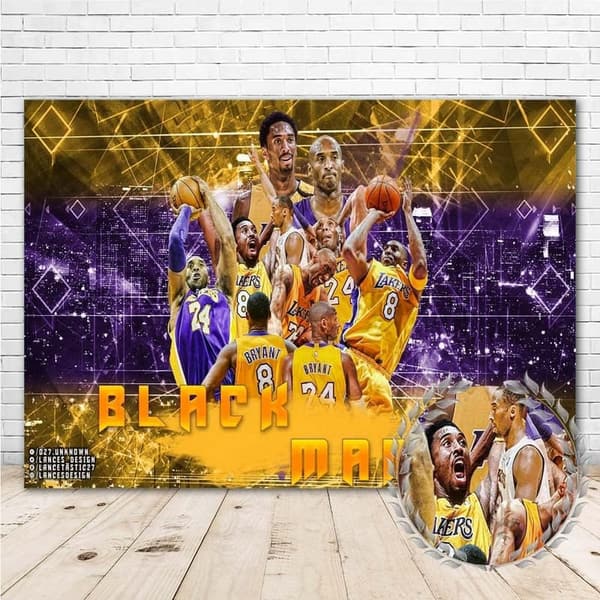 Black Mamba Themed Birthday Backdrop - 7ft Vinyl Poster for Boys