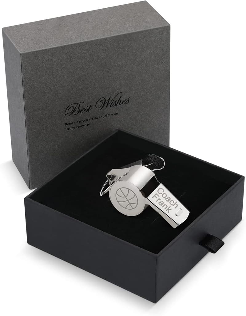 Customized Engraved Whistle in Luxury Gift Box for Coach
