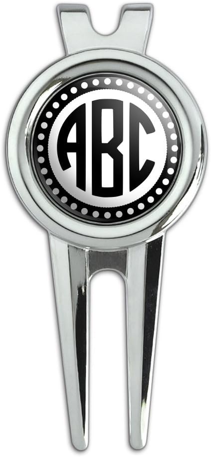 Personalized Golf Divot Repair Tool & Ball Marker - Custom Monogram