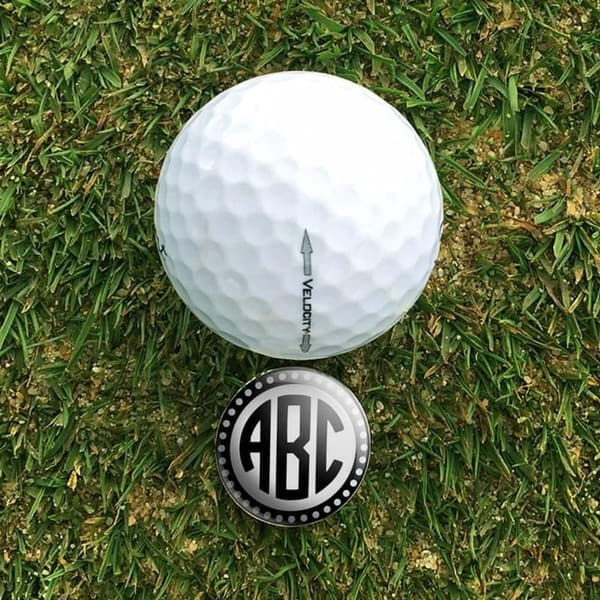 Personalized Golf Divot Repair Tool & Ball Marker - Custom Monogram
