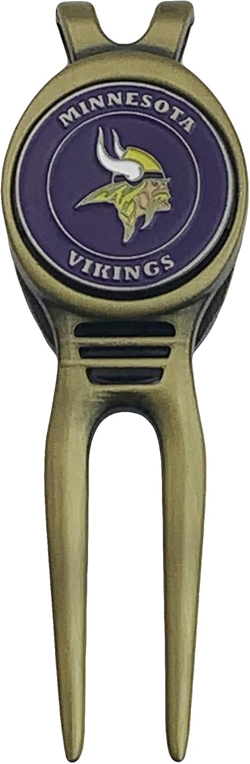 Double-Sided Divot Repair Tool with Magnetic Ball Marker