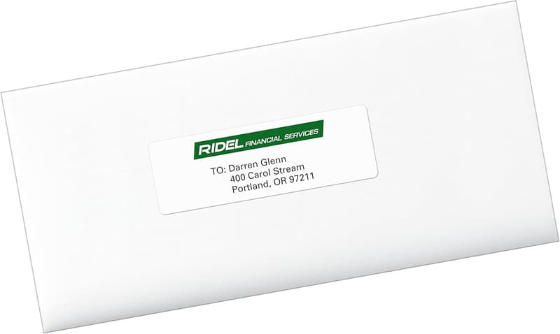 Laser Address Labels, 1.33