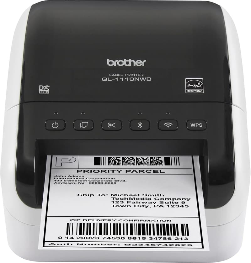 Wide Format Professional Thermal Label Printer with Wireless Connectivity
