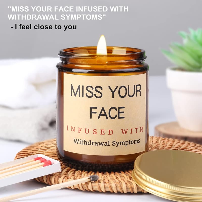 Lavender Scented Soy Wax Candles for Birthdays & Friends