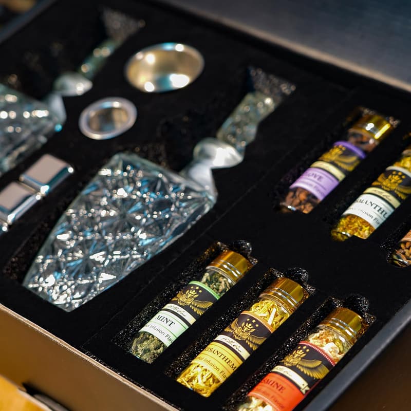 DIY Alcohol Infusion Kit - Flavored Spirits Gift for Men