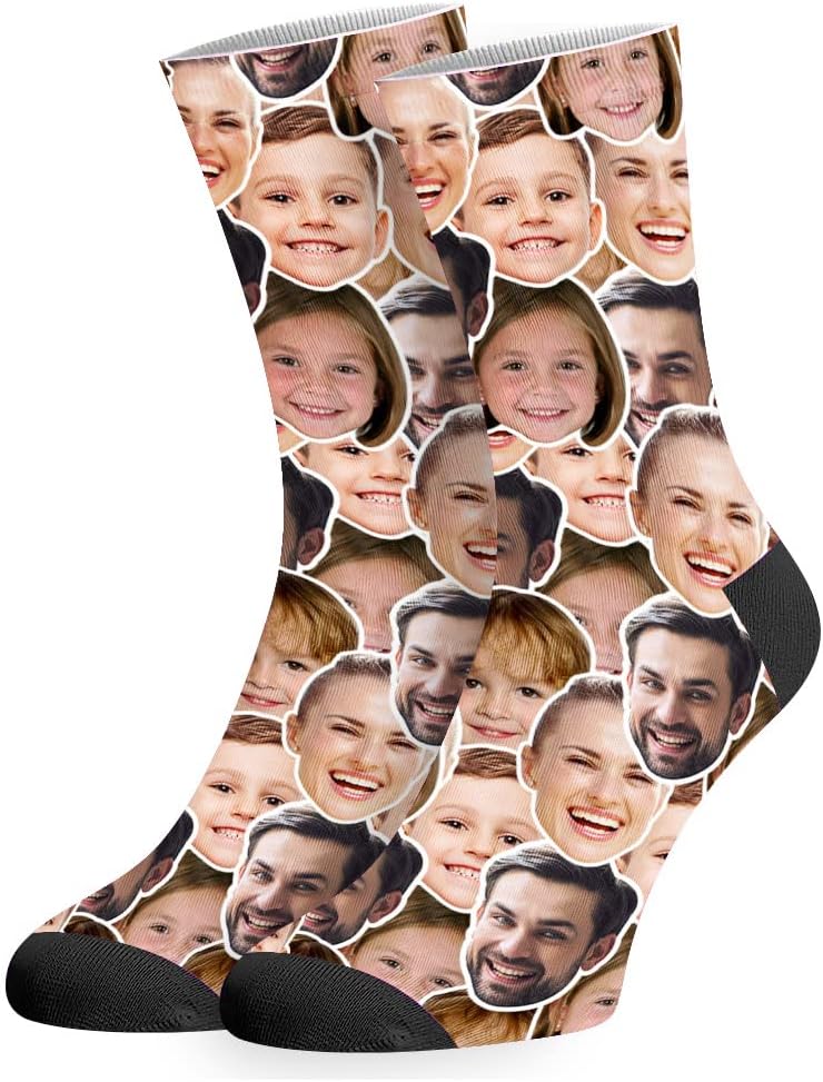 Personalized Memorial Socks with Custom Face | Made in USA