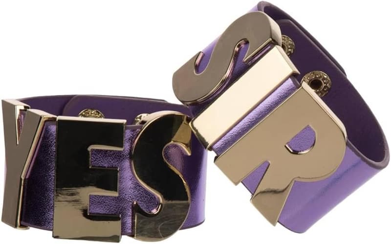 Harley Quinn Cosplay Cuffs - Purple Set of 2
