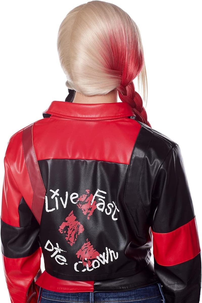 Harley Quinn Moto Jacket for Halloween Costumes