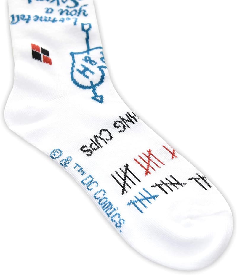 Harley Quinn Cosplay Knee High Socks with Updated Tattoos