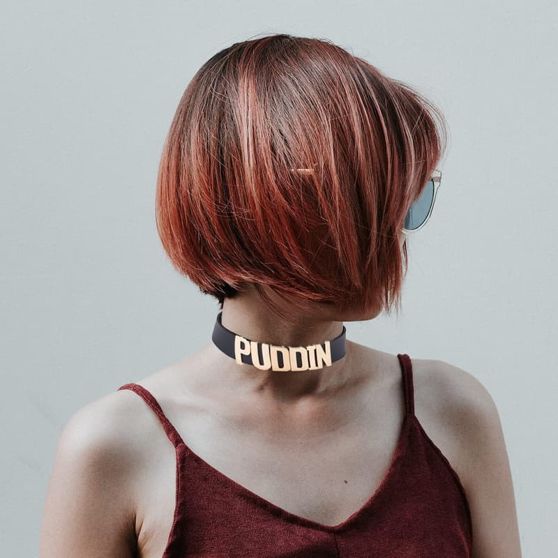 Punk Leather Choker & Spike Bracelet Set for Women
