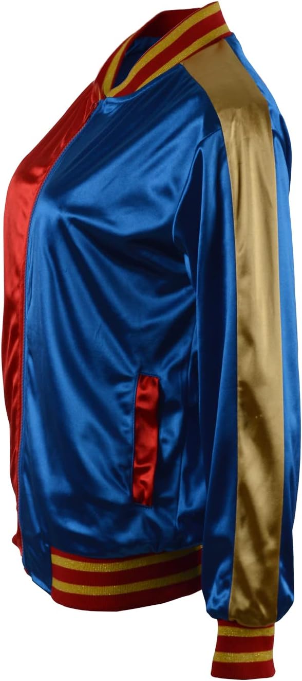 Halloween Girls' Red and Blue Contrast Jacket Costume