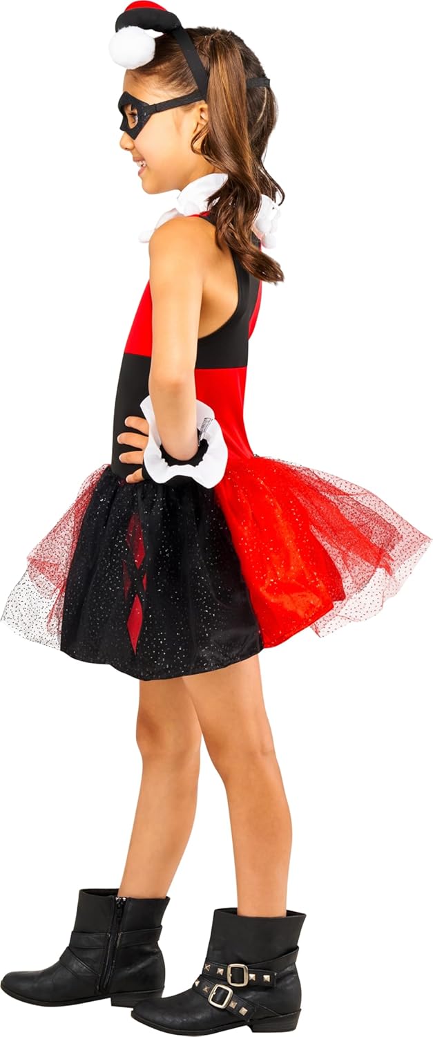 Harley Quinn Tutu Dress Costume for Girls