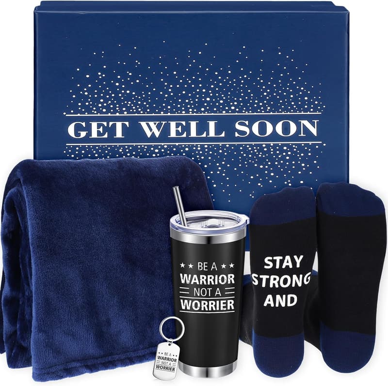Get Well Soon Gift Set for Men - 5 Piece Recovery Care Kit