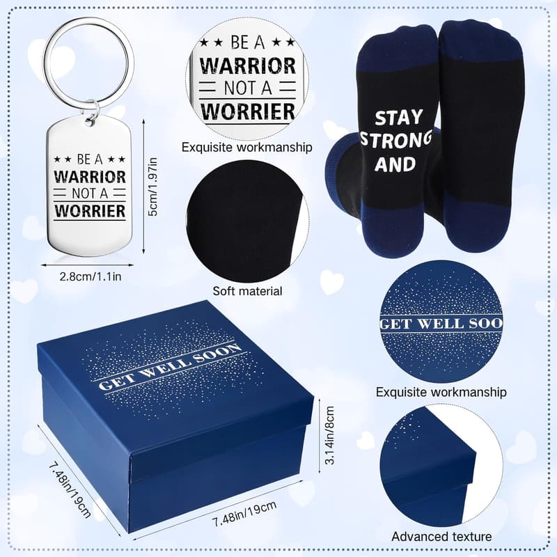 Get Well Soon Gift Set for Men - 5 Piece Recovery Care Kit