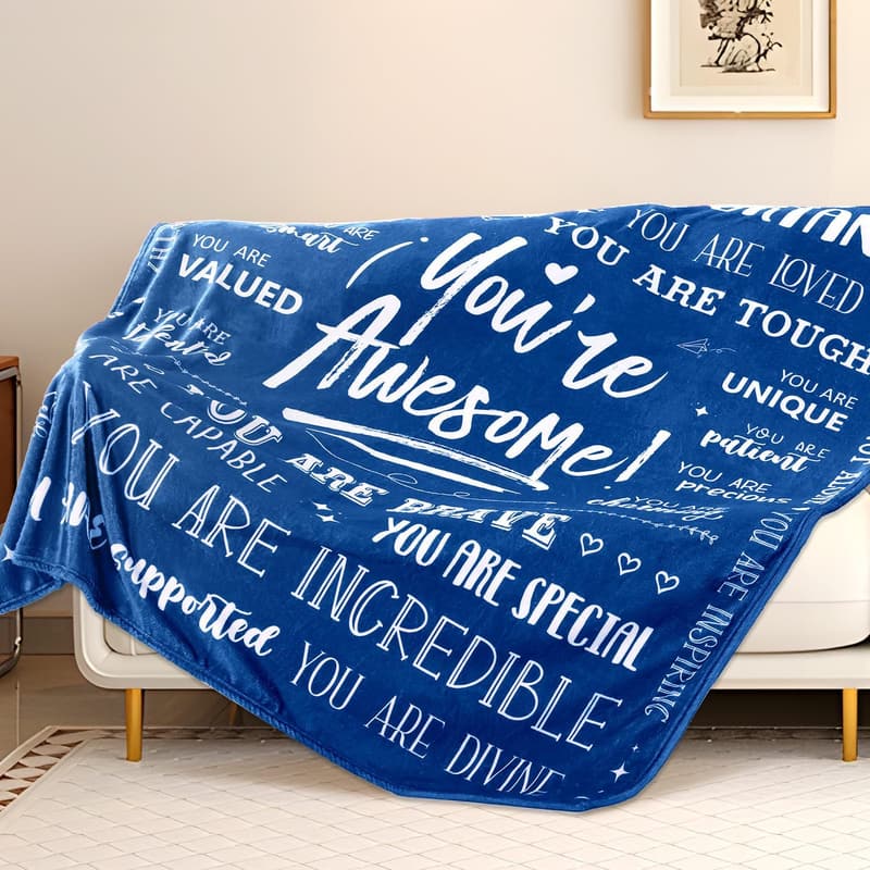 Get Well Blanket for Him - Inspirational Soft Throw 40